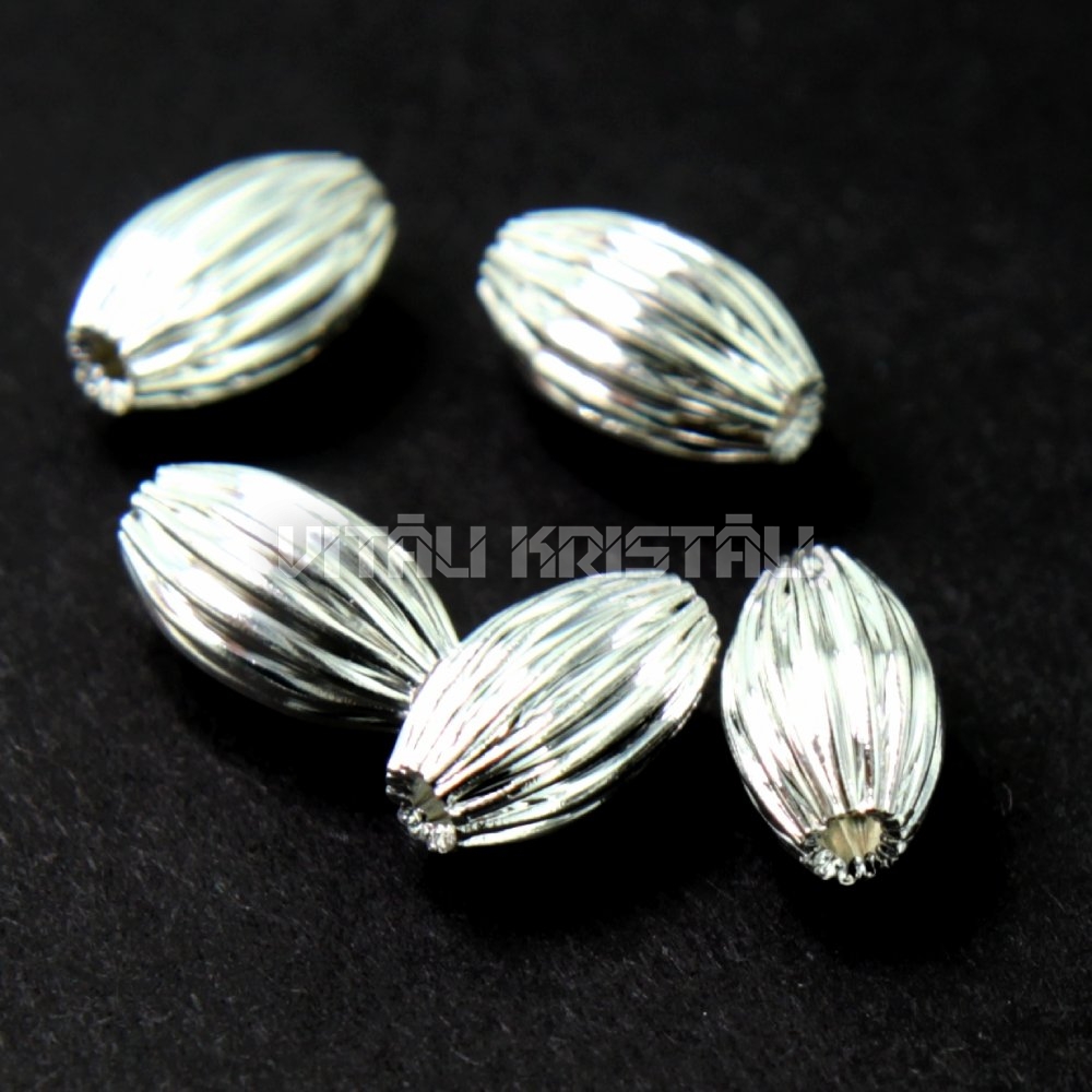 Atdalītājs 8 x 4 mm sudraba krāsa 1 gb