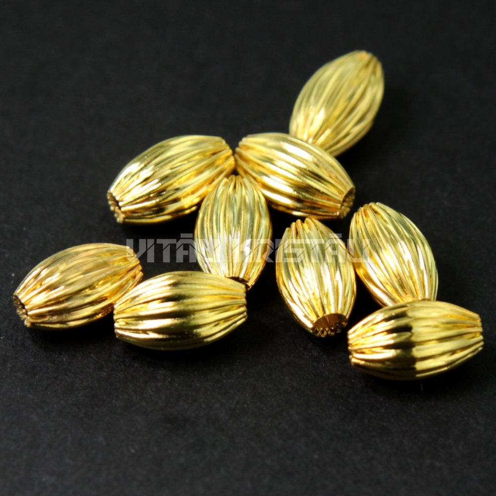 Atdalītājs 8 x 4 mm zelta krāsa 1 gb