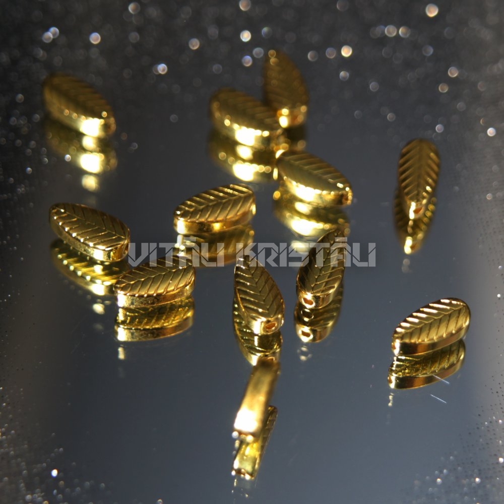 Atdalītājs lapa dzelteni zelta krāsa 7 x 4 mm 1 gb