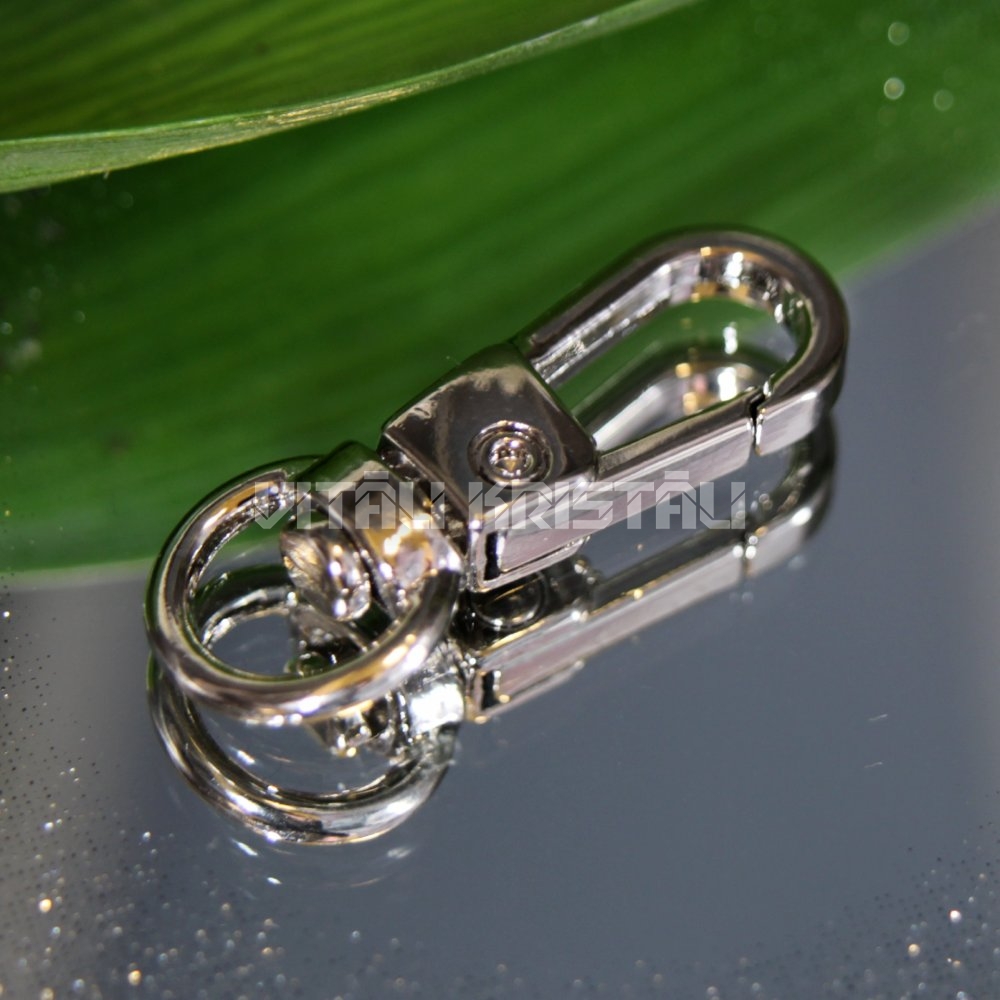 Metāls atslēgu piekariņš 3.2 x 1.3 cm 1 gb