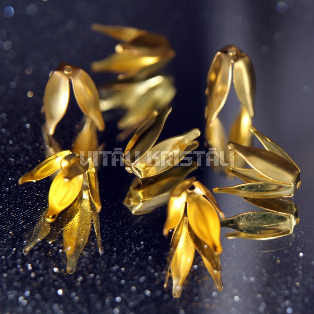 Cepurīte 13 x 10 mm zelta krāsa 1 gb
